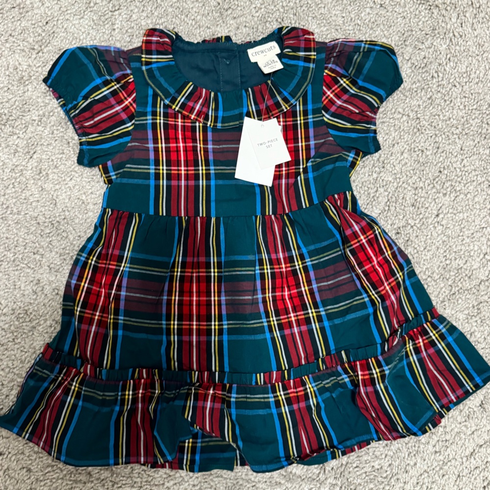 J Crew Plaid Girls Dress